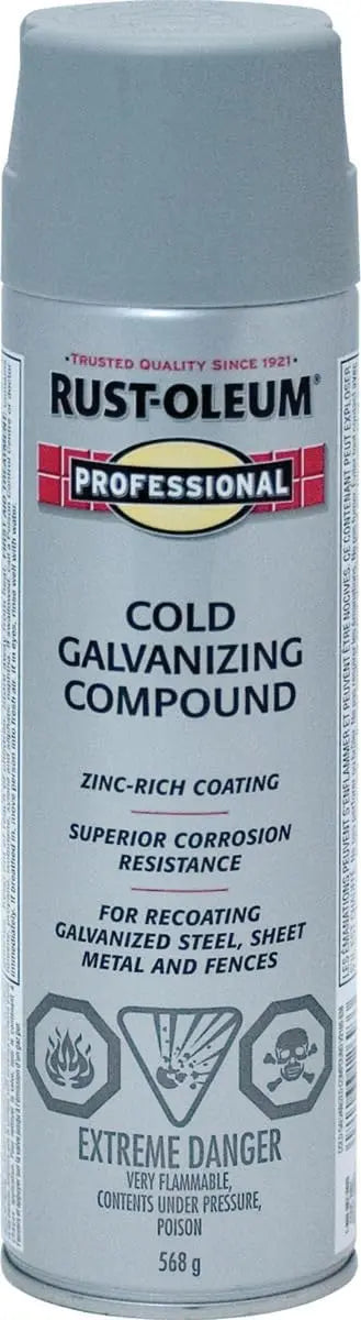 Traitement Rust-Oleum Professional Cold Galvanizing Spray in Metal Silver ILOTank